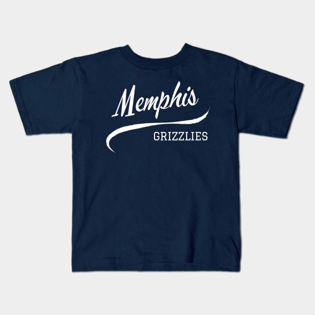 Grizzlies Retro Kids T-Shirt by CityTeeDesigns